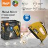 RAF Μίξερ Χειρός 100W R.6633Y - Hand Mixer - sukki.gr