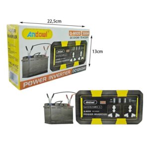 Alternative view of Andowl Inverter Αυτοκινήτου 300W για Μετατροπή DC12V/24V σε AC220V Q-N920 - Power Inverter