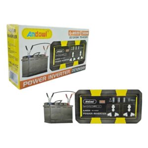 Andowl Inverter Αυτοκινήτου 300W για Μετατροπή DC12V/24V σε AC220V Q-N920 - Power Inverter - sukki.gr