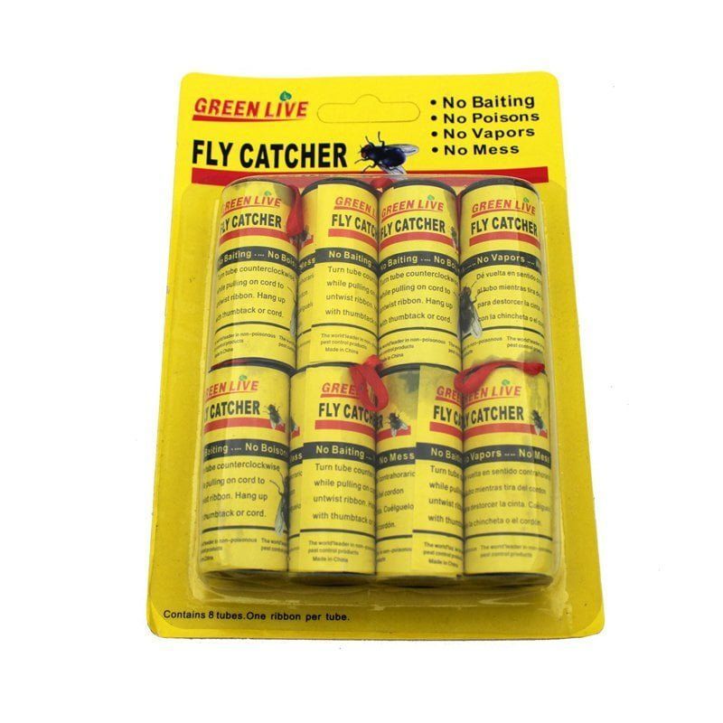 Παγίδα για μύγες και κουνούπια 8τμχ - Green live fly catch trap - Image 3