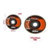 KMT Δίσκος Λείανσης P80 125x22mm- Sanding Disc - sukki.gr