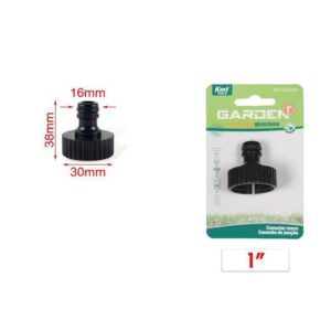 KMT Tools Ρακόρ Ποτίσματος Βρύσης 38 Χιλιοστών 1″ -  Watering Tap Connector - sukki.gr