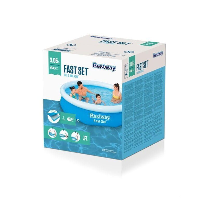 Bestway Πισίνα PVC Φουσκωτή 66cm x 3.05m #57456 - Bestway pool - Image 4