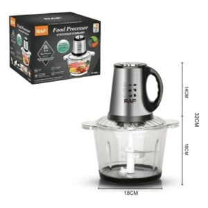 Alternative view of RAF Πολυκόφτης 2.0L 250W R.7005 – Food Processor