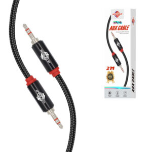 Wisdomup Καλώδιο Ήχου AUX 3.5mm 2 Μέτρα Ενισχυμένο YP-15 - AUX Audio Cable 3.5mm 2 Meters Reinforced - sukki.gr