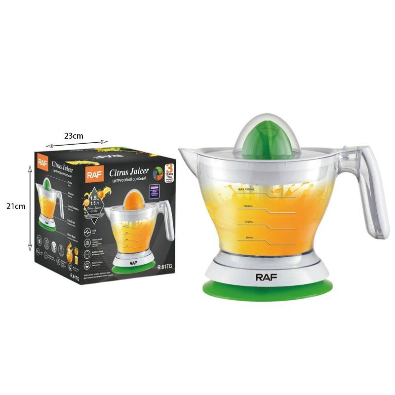 Raf Ηλεκτρικός Στίφτης 40W 1.0L R.617G - Citrus Juicer - Image 4