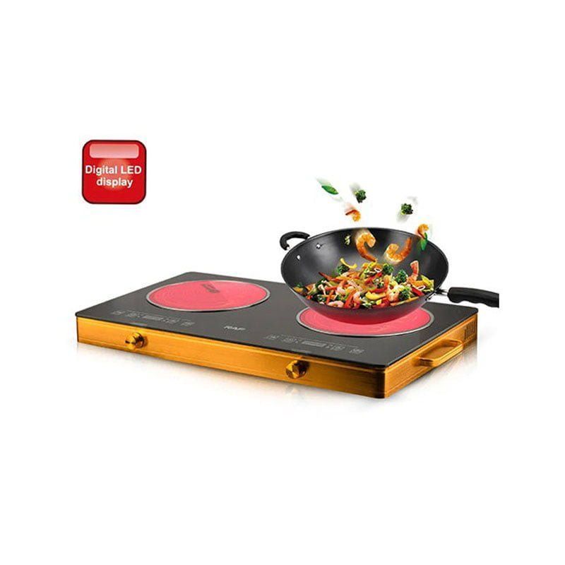 RAF Επιτραπέζια Εστία Κεραμική Διπλή 7000W R.8088 - Infrared Cooker R.8088 - Image 5
