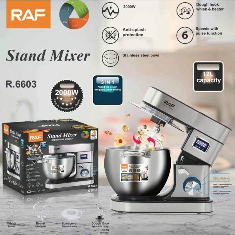 Raf R.6603 Κουζινομηχανή 3σε1 8L - Stand Mixer - sukki.gr