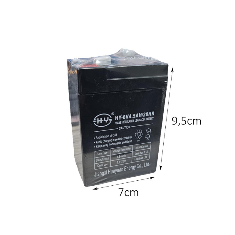 Μπαταρία Μολύβδου Κλειστού Τύπου 6V 4.5Ah - 6V 4.5Ah Sealed Lead Acid Battery - Image 2