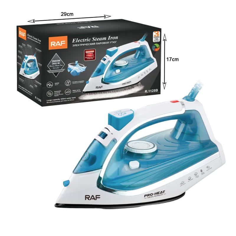 RAF Ηλεκτρικό Σίδερο Ατμού 2200W R.1128B - Electric Steam Iron - Image 4