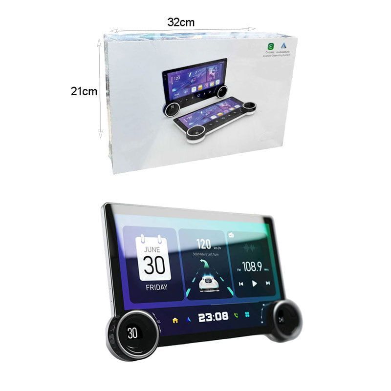 Οθόνη αυτοκινήτου monitor 10.1'' Διπλό κουμπί 4+64G AHD A100 Android - Carplay Android Operating System - Image 6
