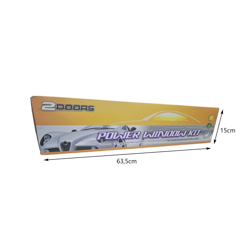 Ηλεκτρικό Κιτ Ανύψωσης Παραθύρων 2 Θυρών – Universal Power Window Kit με Ισχυρό Μοτέρ - Image 3
