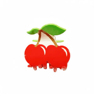Σετ 12 Κλάμερ Μαλλιών Κεράσια - Cherry Hair Clips Set of 12 - sukki.gr