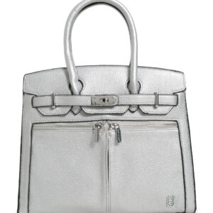 Τσάντα χειρός JD-7610 – Ασημί BAG TO BAG - sukki.gr
