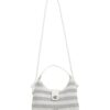 Τσάντα χειρός F2566-2L – Ασημί BAG TO BAG - sukki.gr