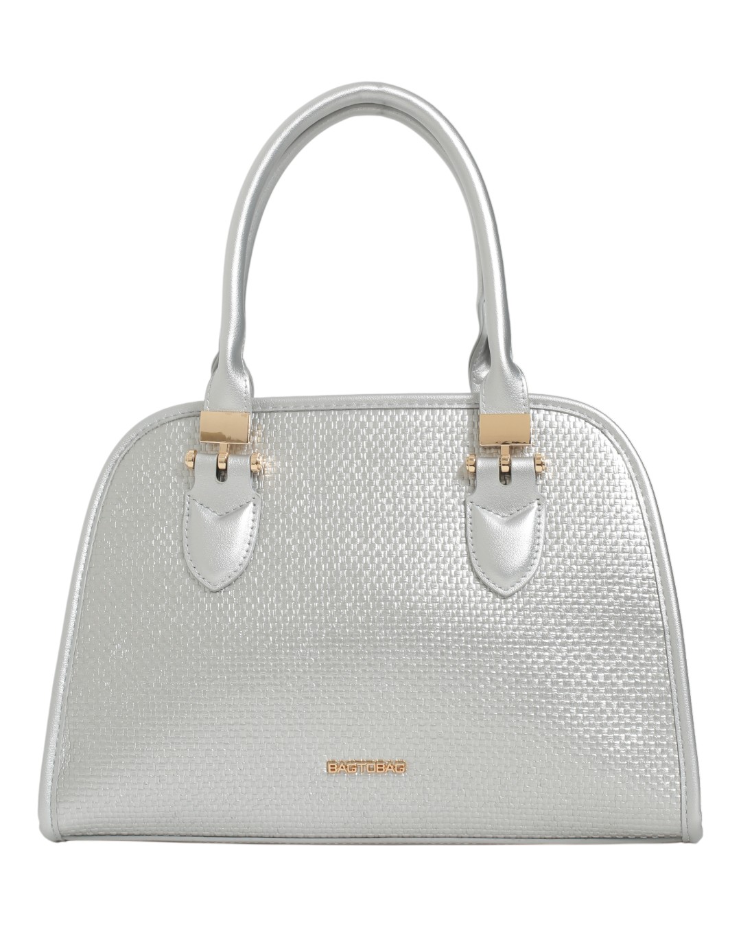 Τσάντα χειρός BTB0032 – Ασημί BAG TO BAG - sukki.gr