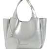 Τσάντα χειρός KX2509 – Ασημί BAG TO BAG - sukki.gr