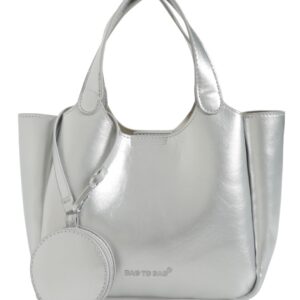 Τσάντα χειρός KX2509 – Ασημί BAG TO BAG - sukki.gr