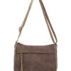 Τσάντα χιαστί WH8258 – Καφέ BAG TO BAG - sukki.gr