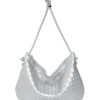 Τσάντα ώμου DD11252 – Ασημί BAG TO BAG - sukki.gr