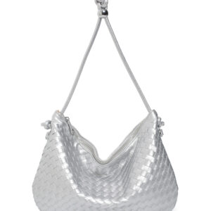 Τσάντα ώμου DD11252 – Ασημί BAG TO BAG - sukki.gr