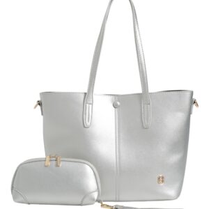 Τσάντα ώμου XY-37008 – Ασημί BAG TO BAG - sukki.gr
