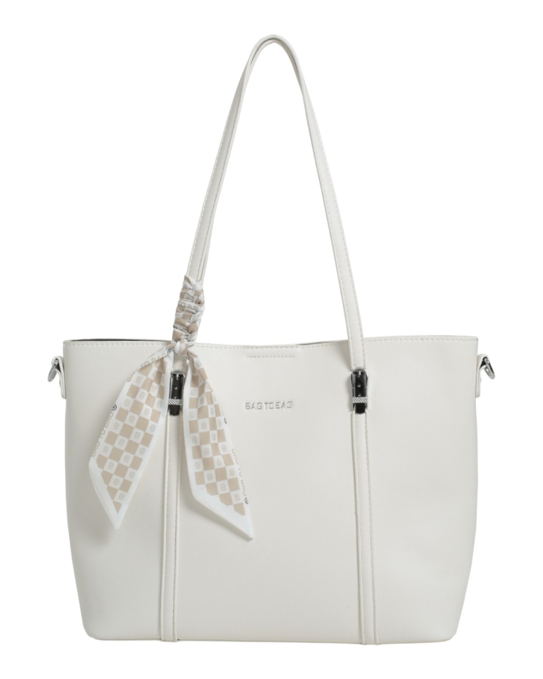 Τσάντα ώμου XY-37009 – Ασπρο BAG TO BAG - sukki.gr