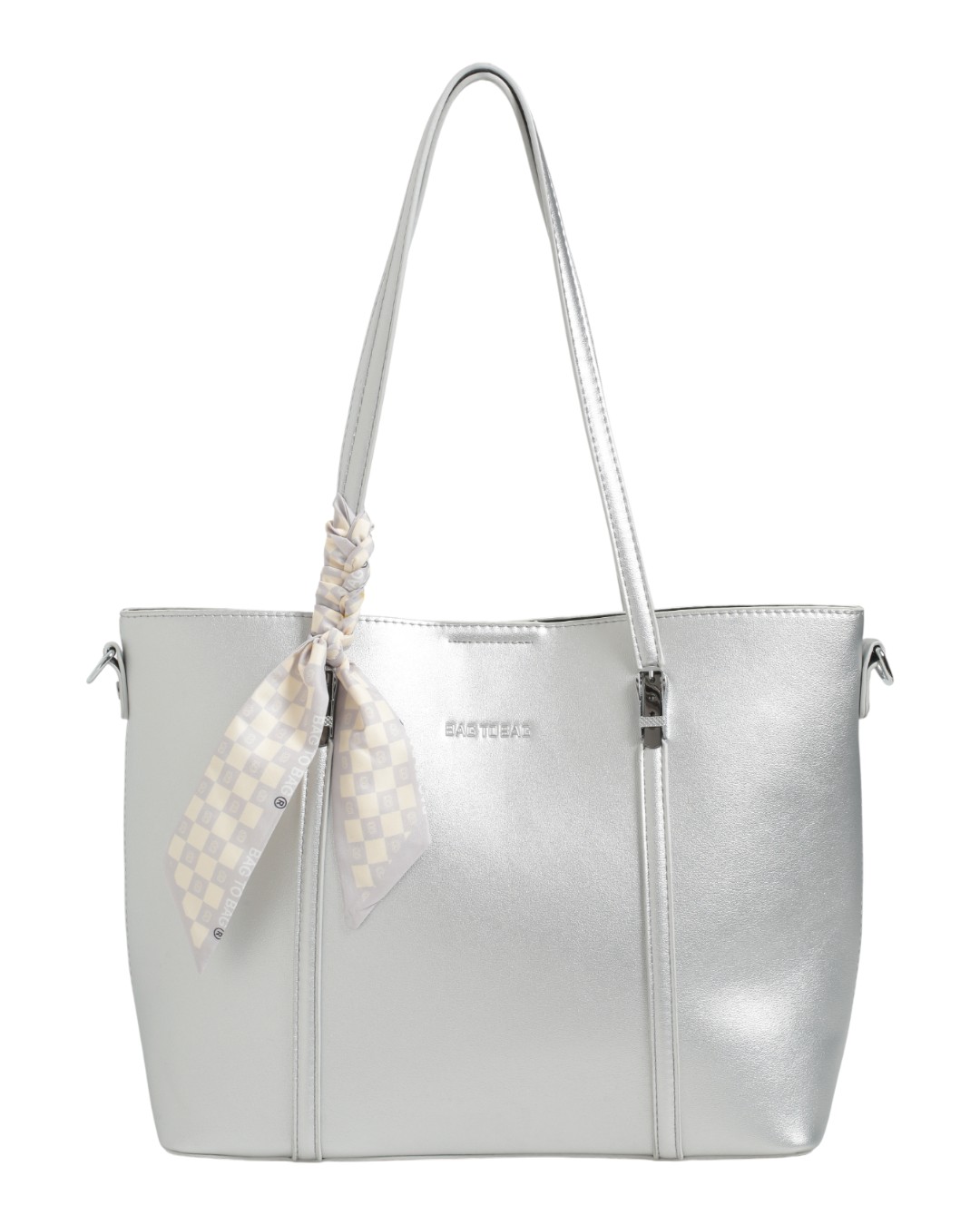 Τσάντα ώμου XY-37009 – Ασημί BAG TO BAG - sukki.gr