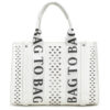 Τσάντα χειρός KX2424 – Ασπρο BAG TO BAG - sukki.gr