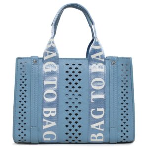 Τσάντα χειρός KX2424 – Γαλάζιο BAG TO BAG - sukki.gr