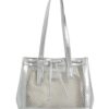 Τσάντα ώμου KX2505 – Ασημί BAG TO BAG - sukki.gr