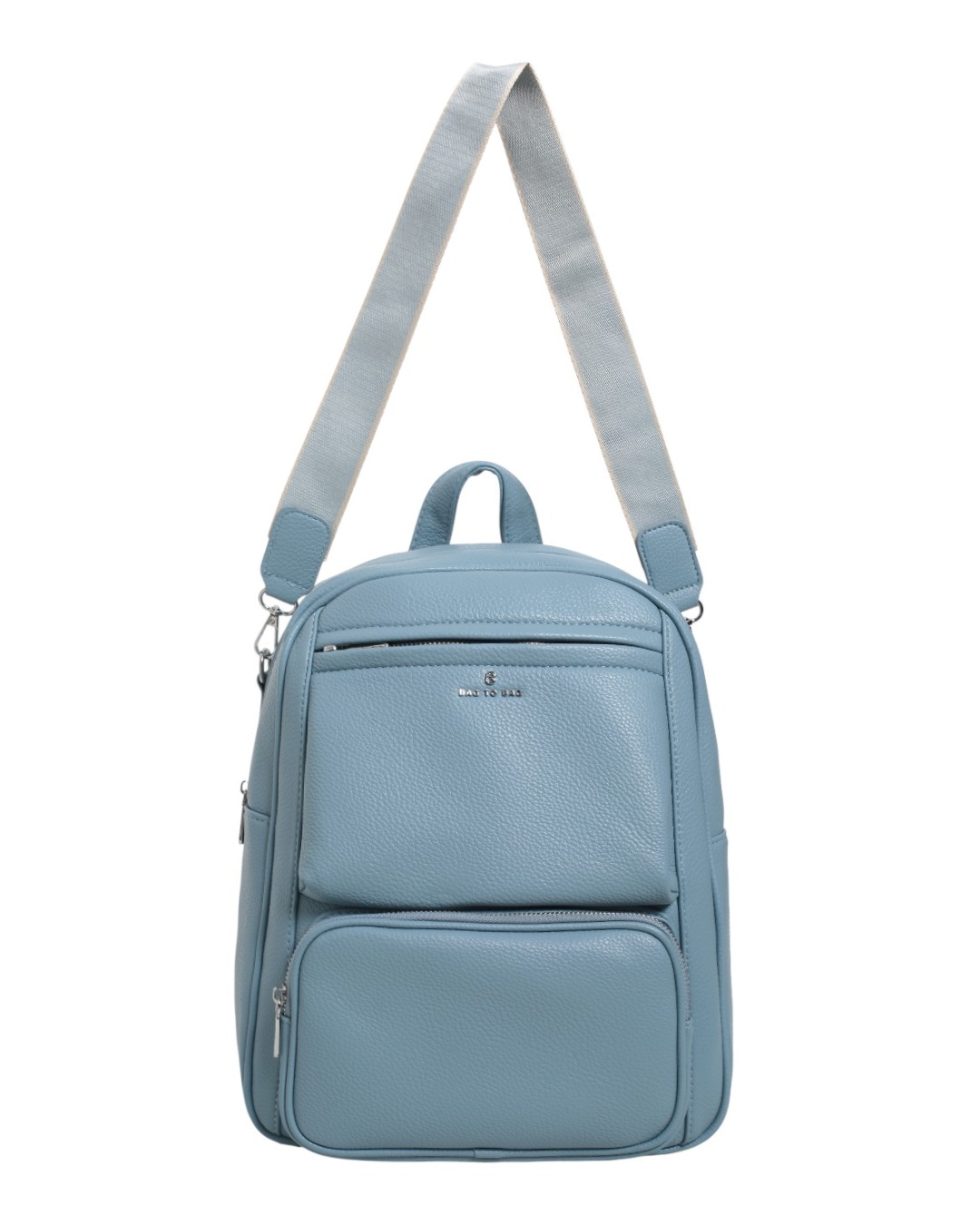 Σακίδιο πλάτης QC-1202 – Γαλάζιο BAG TO BAG - sukki.gr