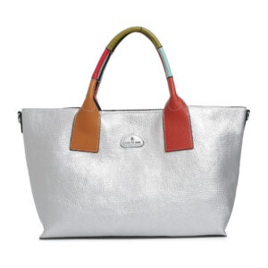 Τσάντα χειρός B-9783 – Ασημί BAG TO BAG - sukki.gr