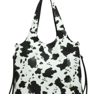 Τσάντα ώμου WH8509 – Ασπρο/Μαύρο BAG TO BAG - sukki.gr