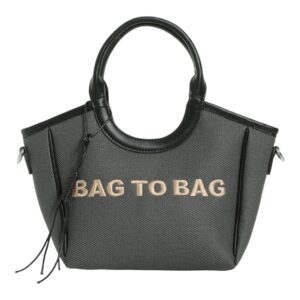 Τσάντα ώμου KX2507 – Μαύρο BAG TO BAG - sukki.gr