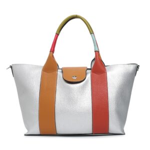Τσάντα χειρός B-9786 – Ασημί BAG TO BAG - sukki.gr