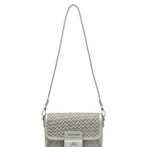 Τσάντα χιαστί J2502 – Ασημί BAG TO BAG - sukki.gr