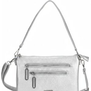 Τσάντα χιαστί XY-37019 – Ασημί BAG TO BAG - sukki.gr