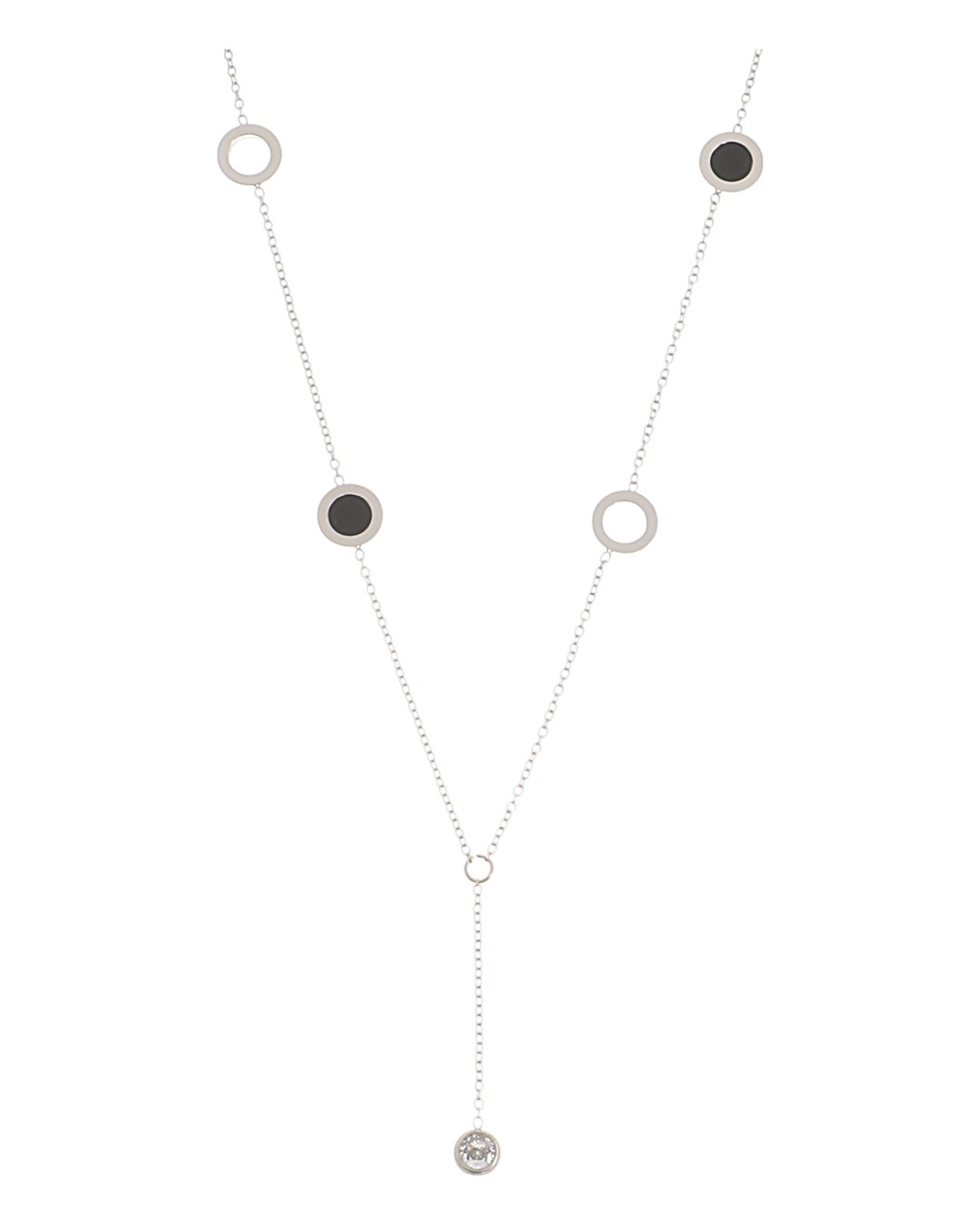Κρεμαστό λαιμού JC-6601-22 – Ασημί BAG TO BAG - sukki.gr