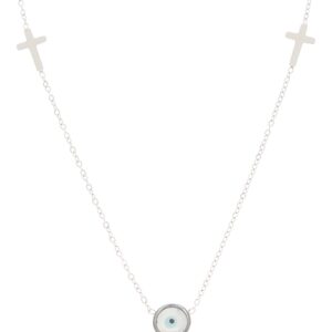 Κρεμαστό λαιμού AQE-9850-5 – Ασημί BAG TO BAG - sukki.gr