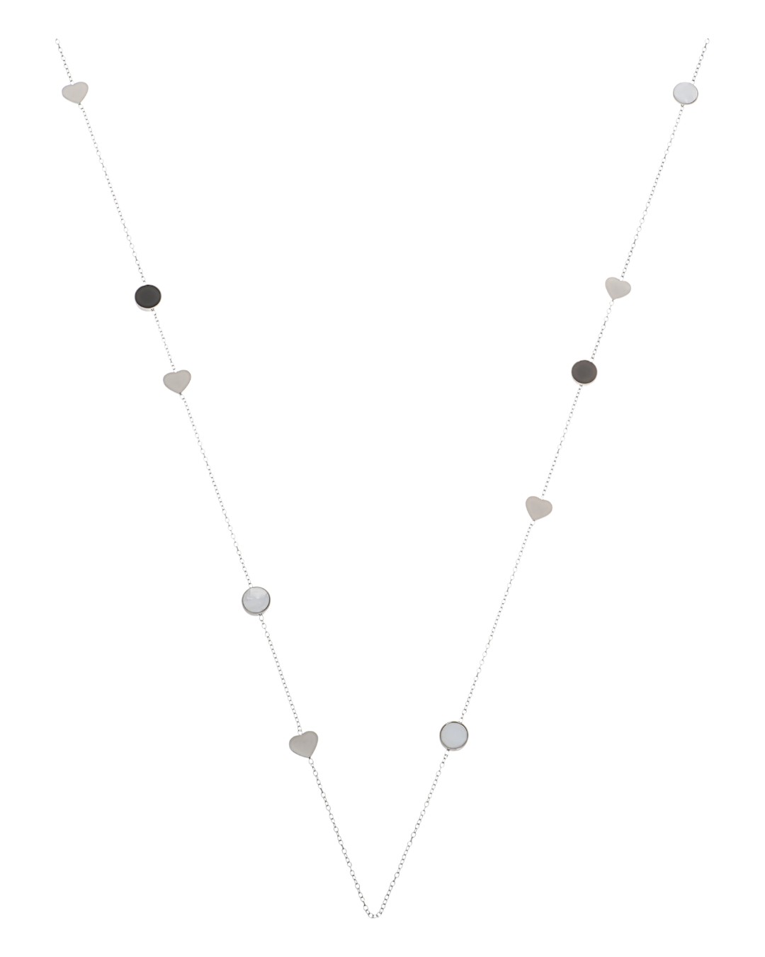 Κρεμαστό λαιμού JC-6601-9 – Ασημί BAG TO BAG - sukki.gr