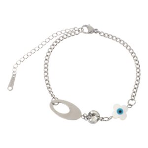Βραχιόλι AQE-9823-5 – Ασημί BAG TO BAG - sukki.gr