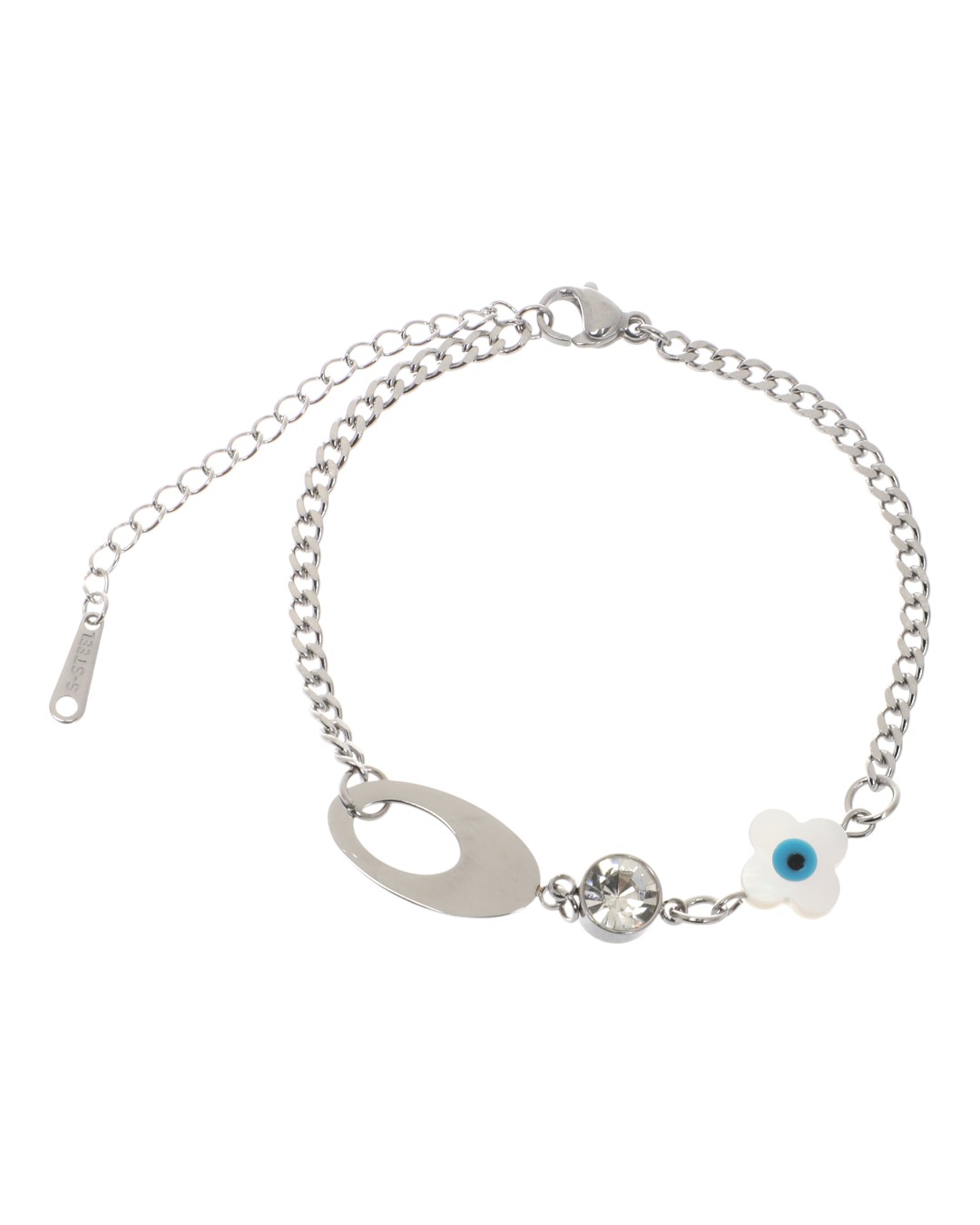 Βραχιόλι AQE-9823-5 – Ασημί BAG TO BAG - sukki.gr