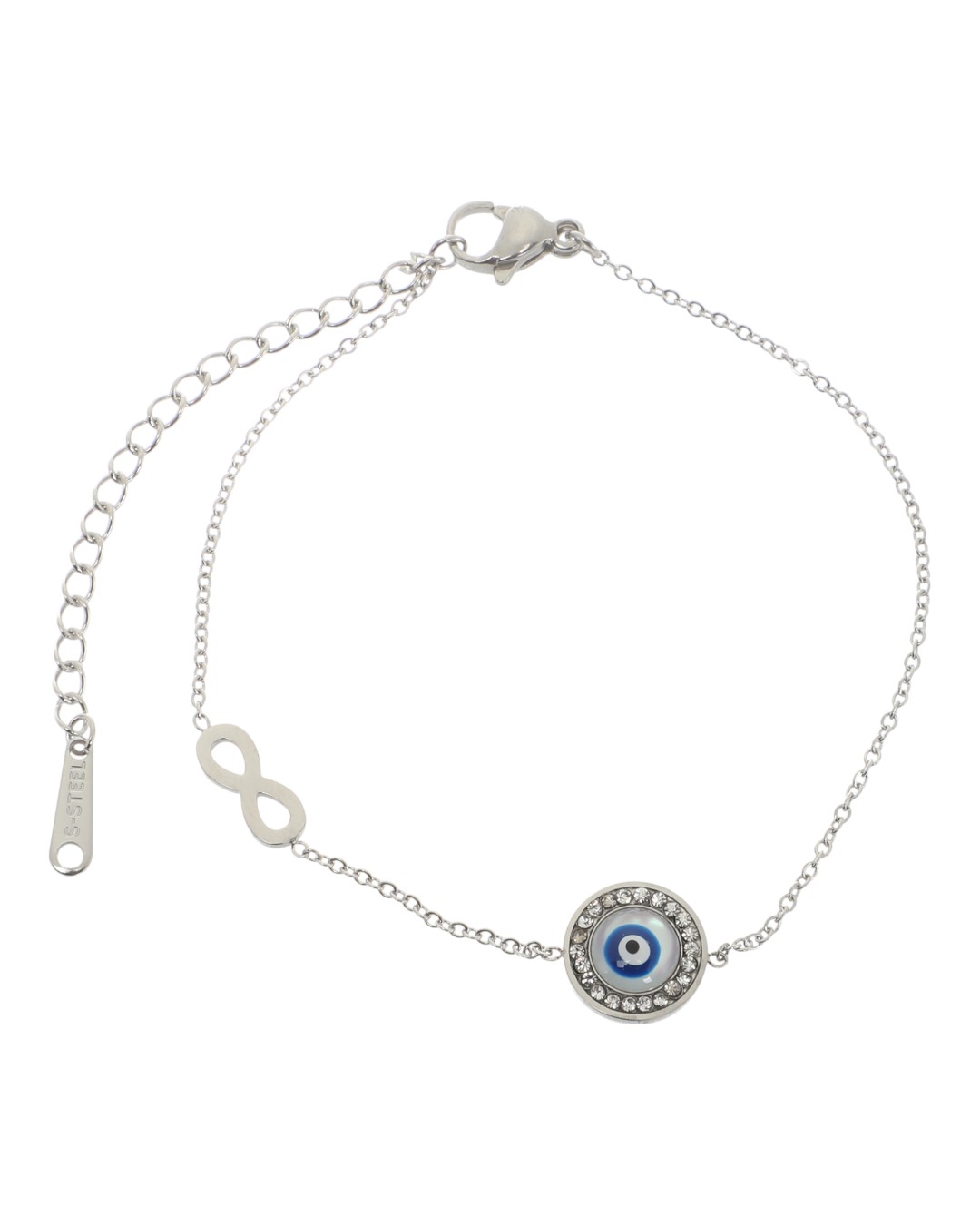 Βραχιόλι AQE-9817-5 – Ασημί BAG TO BAG - sukki.gr