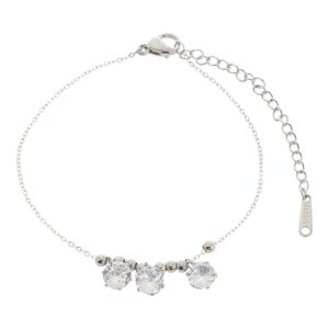 Βραχιόλι AQE-9807-5 – Ασημί BAG TO BAG - sukki.gr