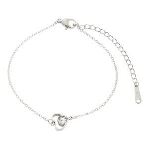 Βραχιόλι AQE-9809-5 – Ασημί BAG TO BAG - sukki.gr