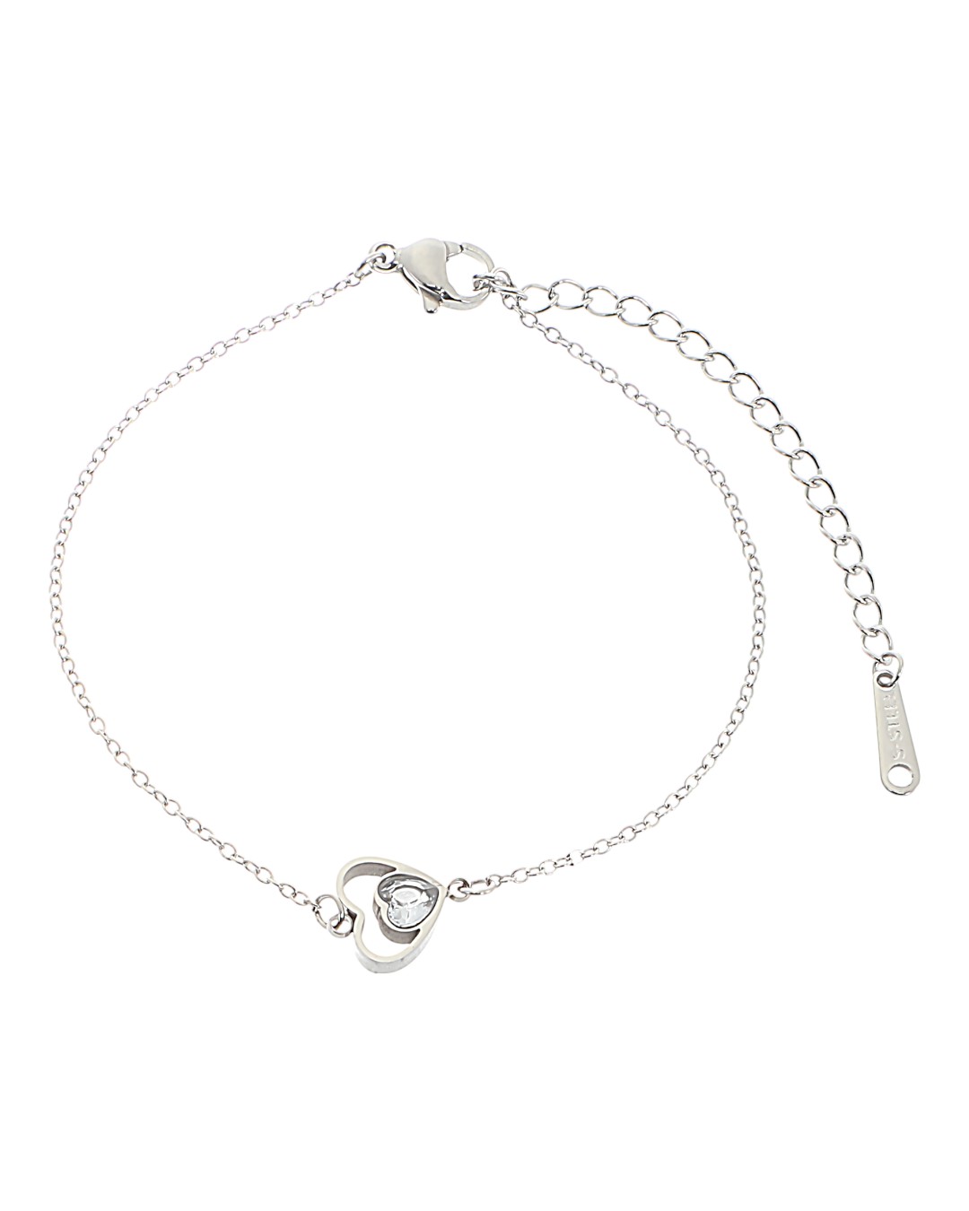 Βραχιόλι AQE-9809-5 – Ασημί BAG TO BAG - sukki.gr
