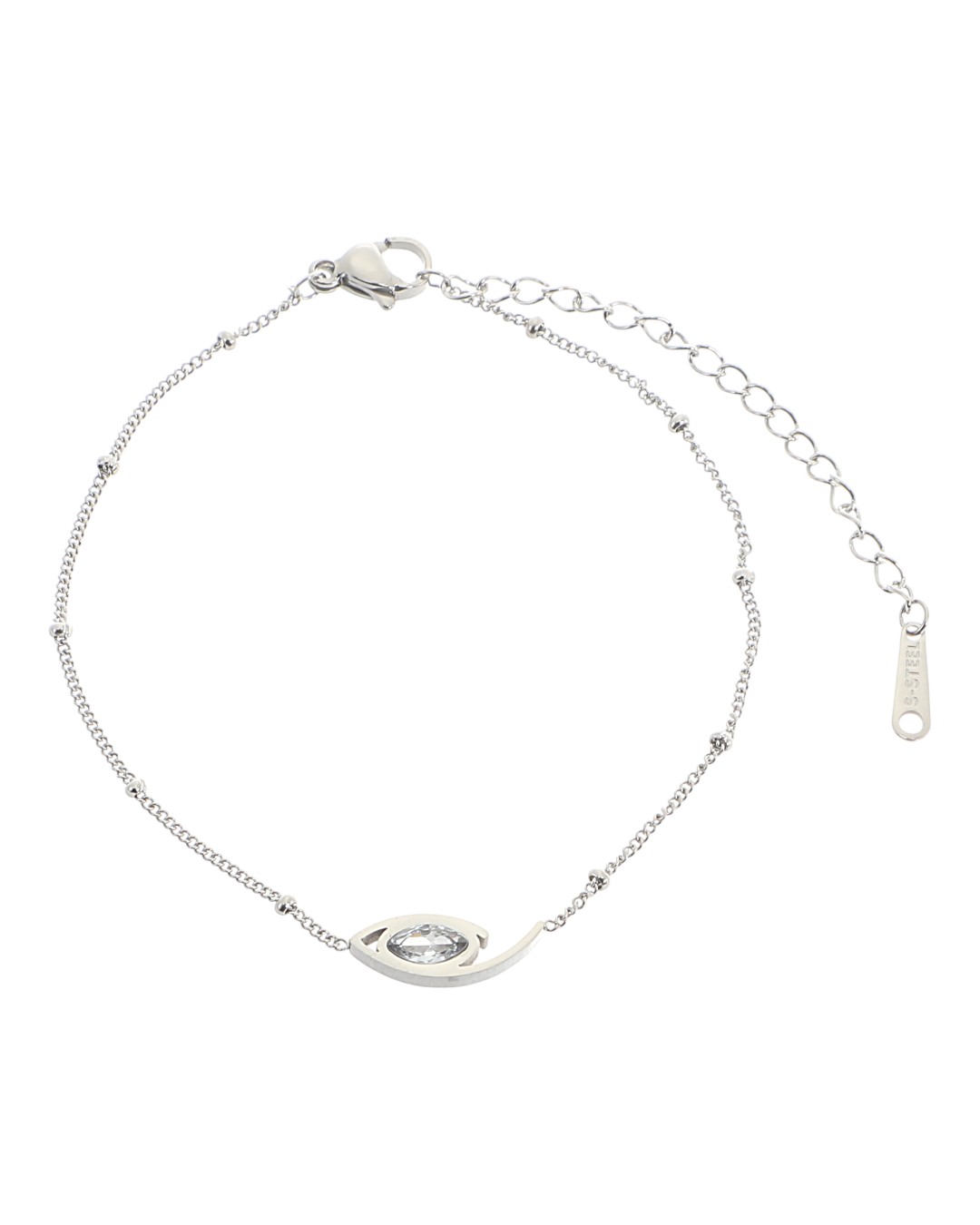 Βραχιόλι AQE-9805-5 – Ασημί BAG TO BAG - sukki.gr