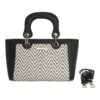 Τσαντάκι χειρός BY-88177 – Ασπρο/Μαύρο BAG TO BAG - sukki.gr