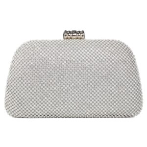 Τσάντα φάκελος clutch JH2232 – Ασημί BAG TO BAG - sukki.gr